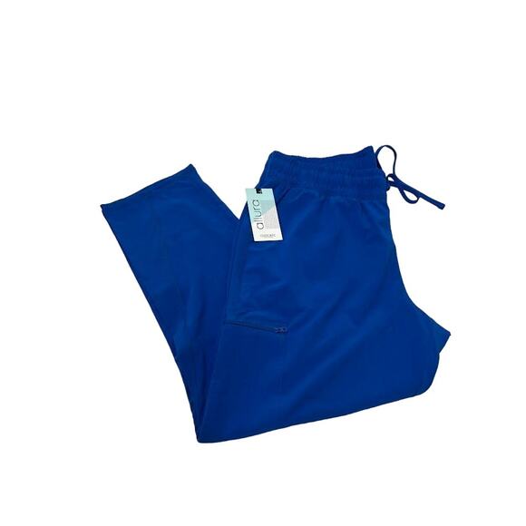 NWT! CHEROKEE CKA184 Mid Rise Tapered Leg Drawstring Scrub Pants  L/Petite - Picture 4 of 7